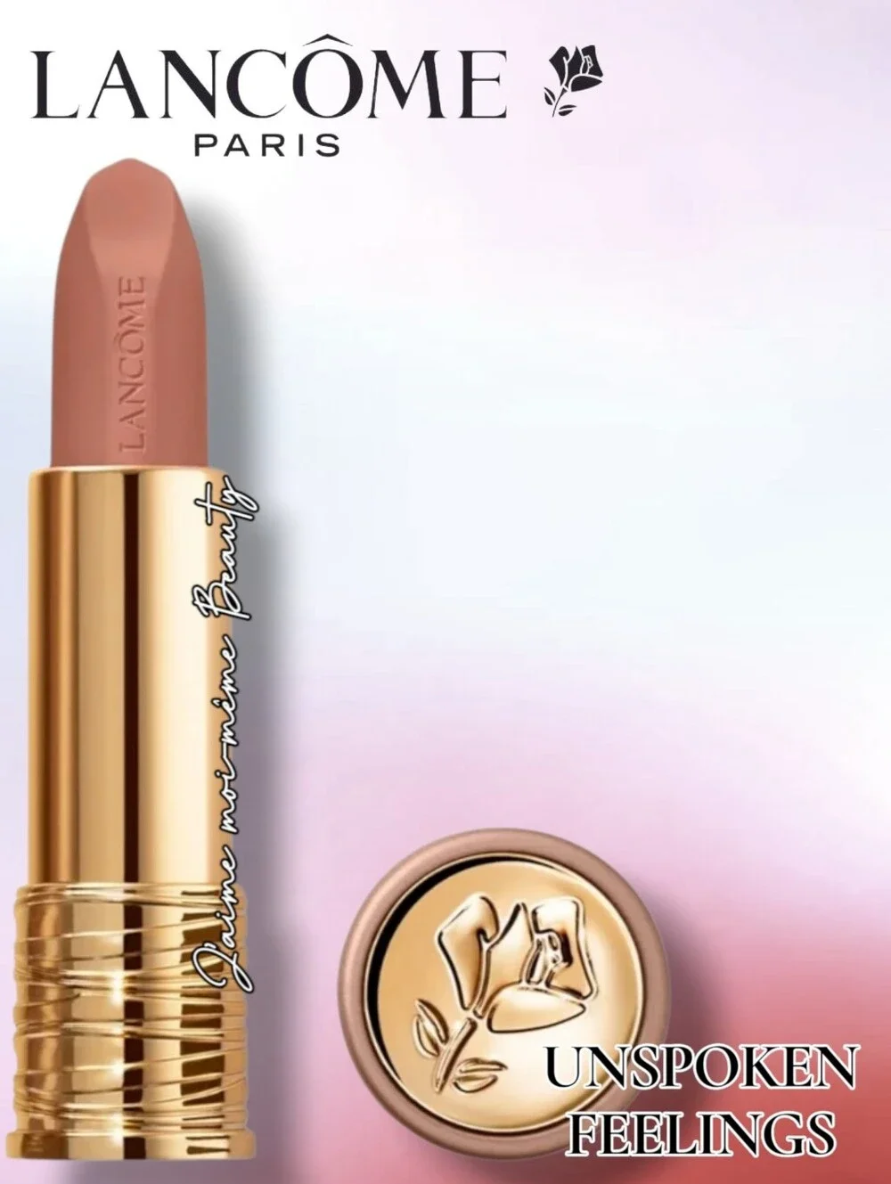 Lancome Soft Matte Lipstick in Love Whispers - Rosewood Nude - NEW
